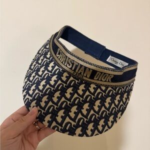 Dior Navy Visor Hat